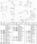 Fuel Filter Fuel Injection Pump Diagram and Parts List for 588447-0223-E2  Briggs and Stratton Engine